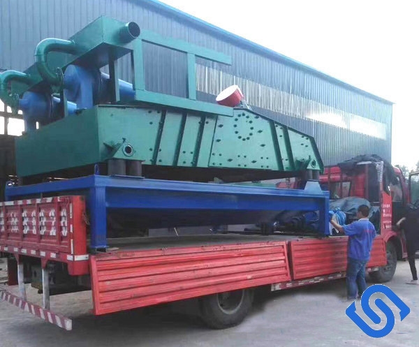 【实景拍摄】时产250-350吨脱水筛细沙回收机发货装车现场脱水筛细沙回收机 大型洗沙脱水回收一体机 泥沙泥浆分离脱水设备 1M*3M