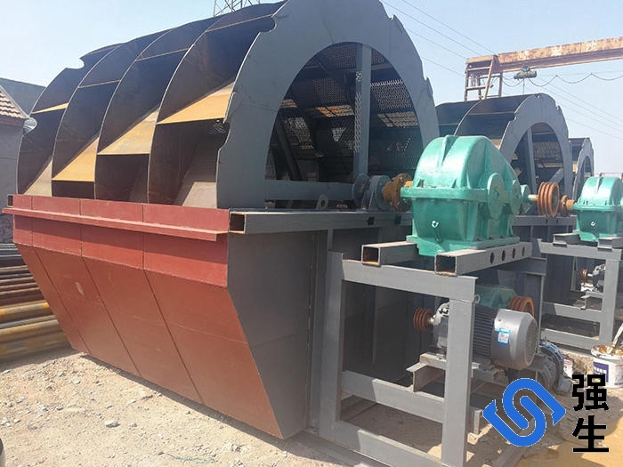 单轮三槽洗砂机