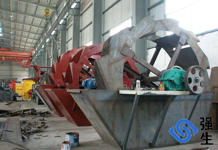 三槽轮斗式洗砂机【现场安装调试实景拍摄】