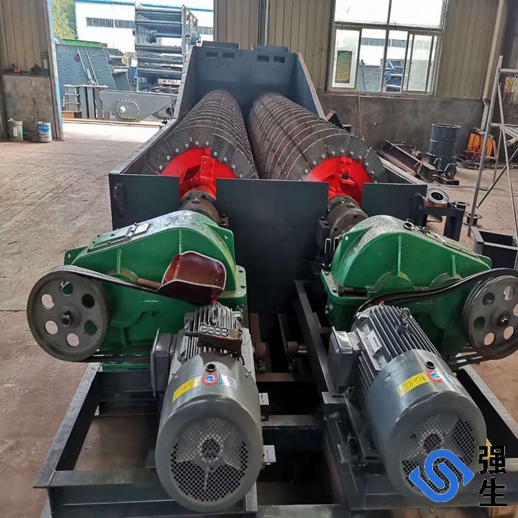 双螺旋洗砂机-移动螺旋式洗砂机设备,高效节能减排,您的不二之选